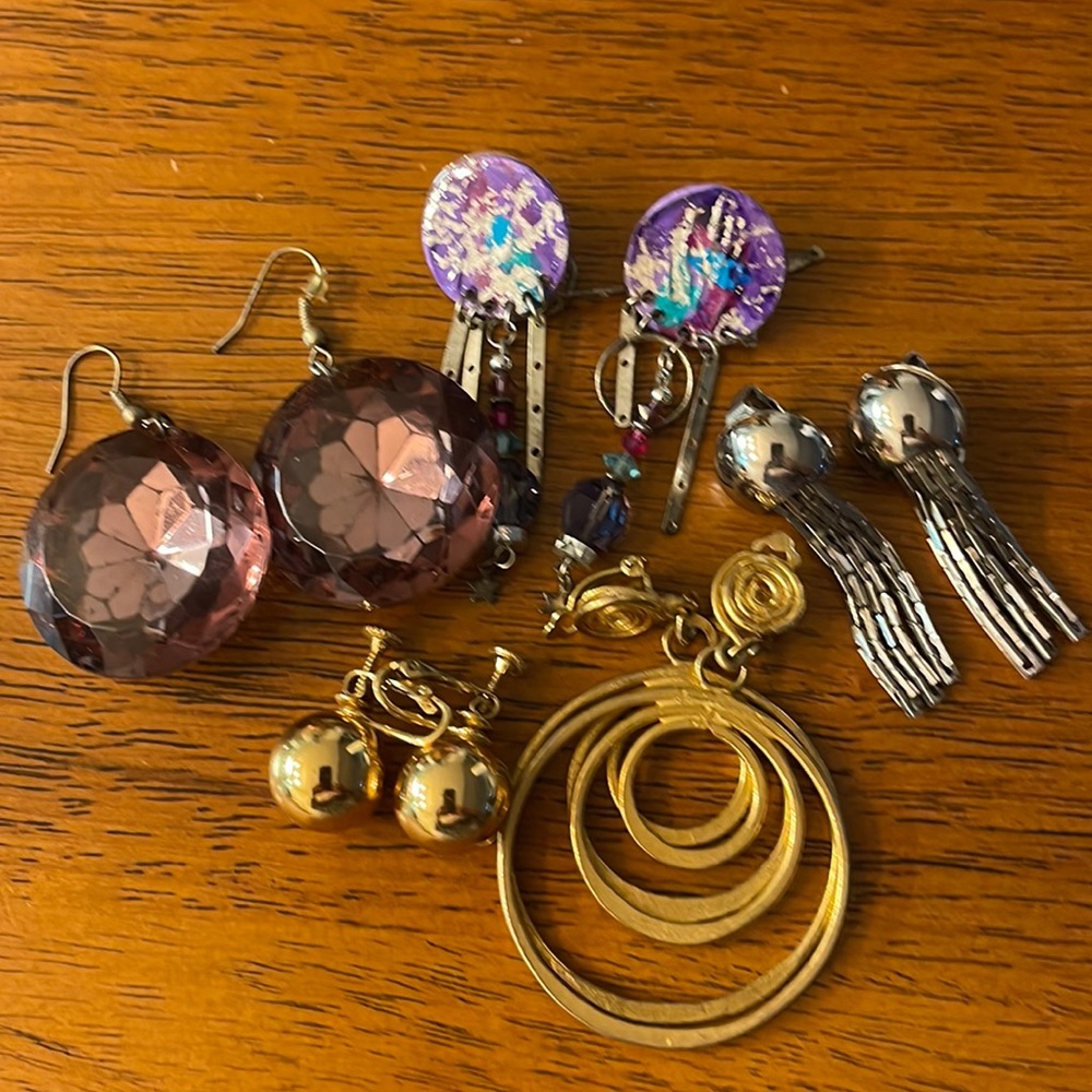 Vintage 1950’s Earrings - Lot of 5